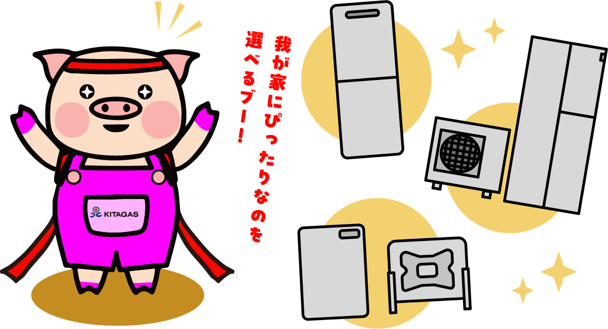 我が家にぴったりなのを選べるブー！